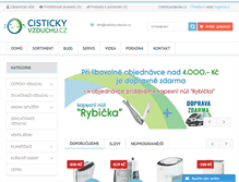 Tablet Screenshot of cistickyvzduchu.cz